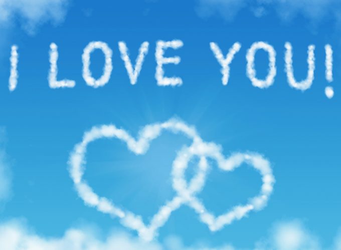 Stock Images love image, heart, 5k, clouds, Stock Images 60762687